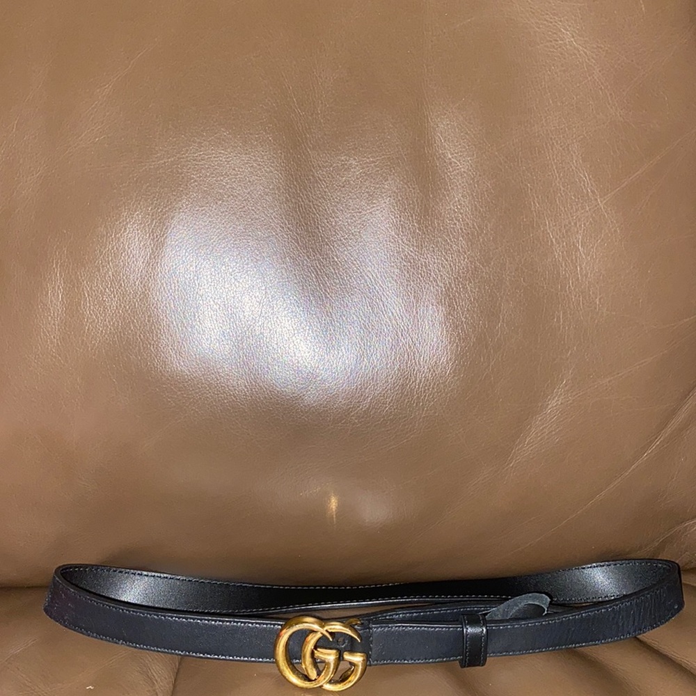 Gucci black belt